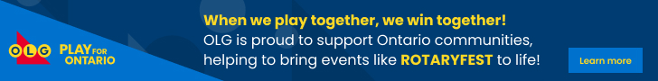 OLG: Play for Ontario. When we play together, we win together! OLG is proud to support Ontario communities, helping to bring events like Rotaryfest to life! Learn more.