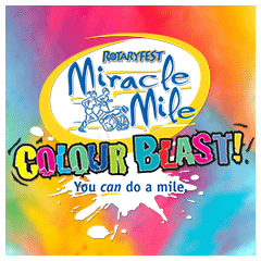 Rotaryfest Miracle Mile Colour Blast